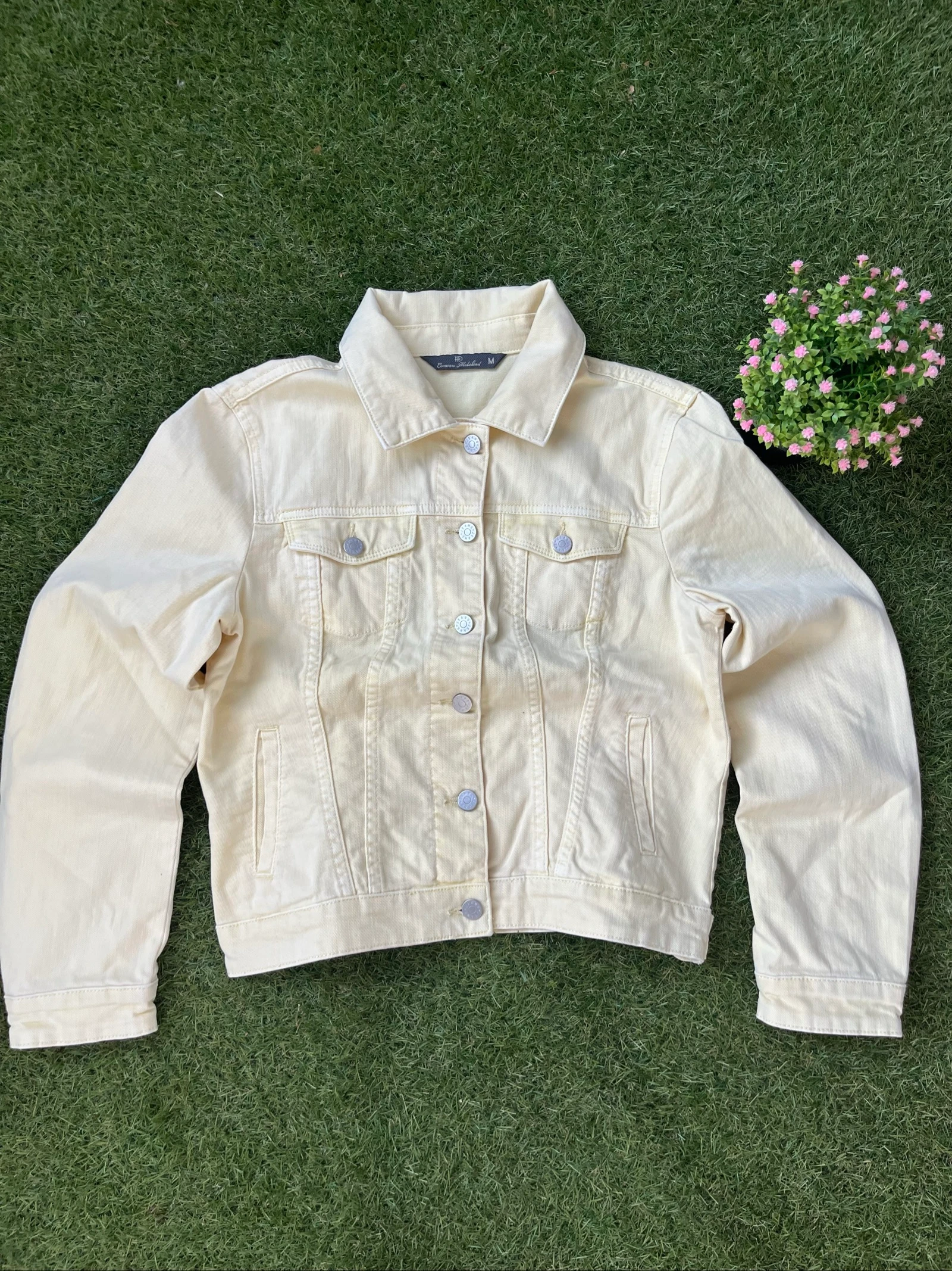 Chaqueta Vaquera Crema | Comercio Modaland | Talla M